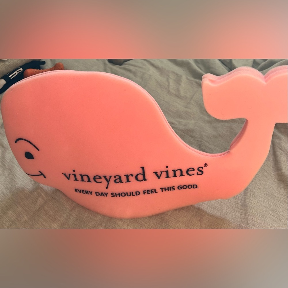 Vineyard Vines pink foam hat or decor.
